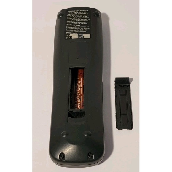 Sanyo TV‎ VCR Cable Remote Control Quick Guide #RMT-U210 - Picture 7 of 7